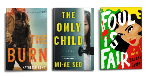 Book Jackets for The Brun, The Only Child, and Foul is Fair