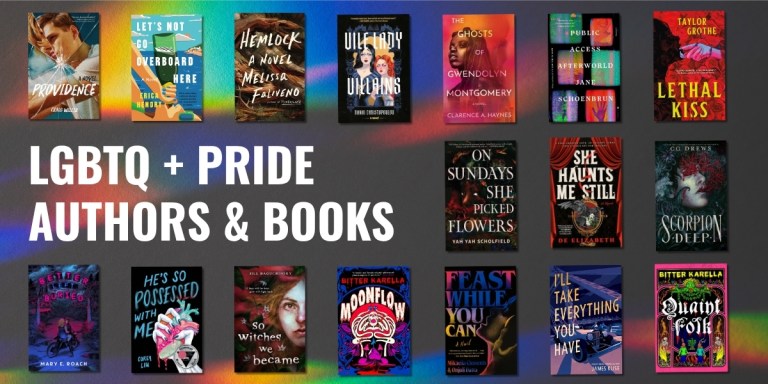 LGBTQIA + Pride Authors and Books Display of Queer Horror and Thriller Novels