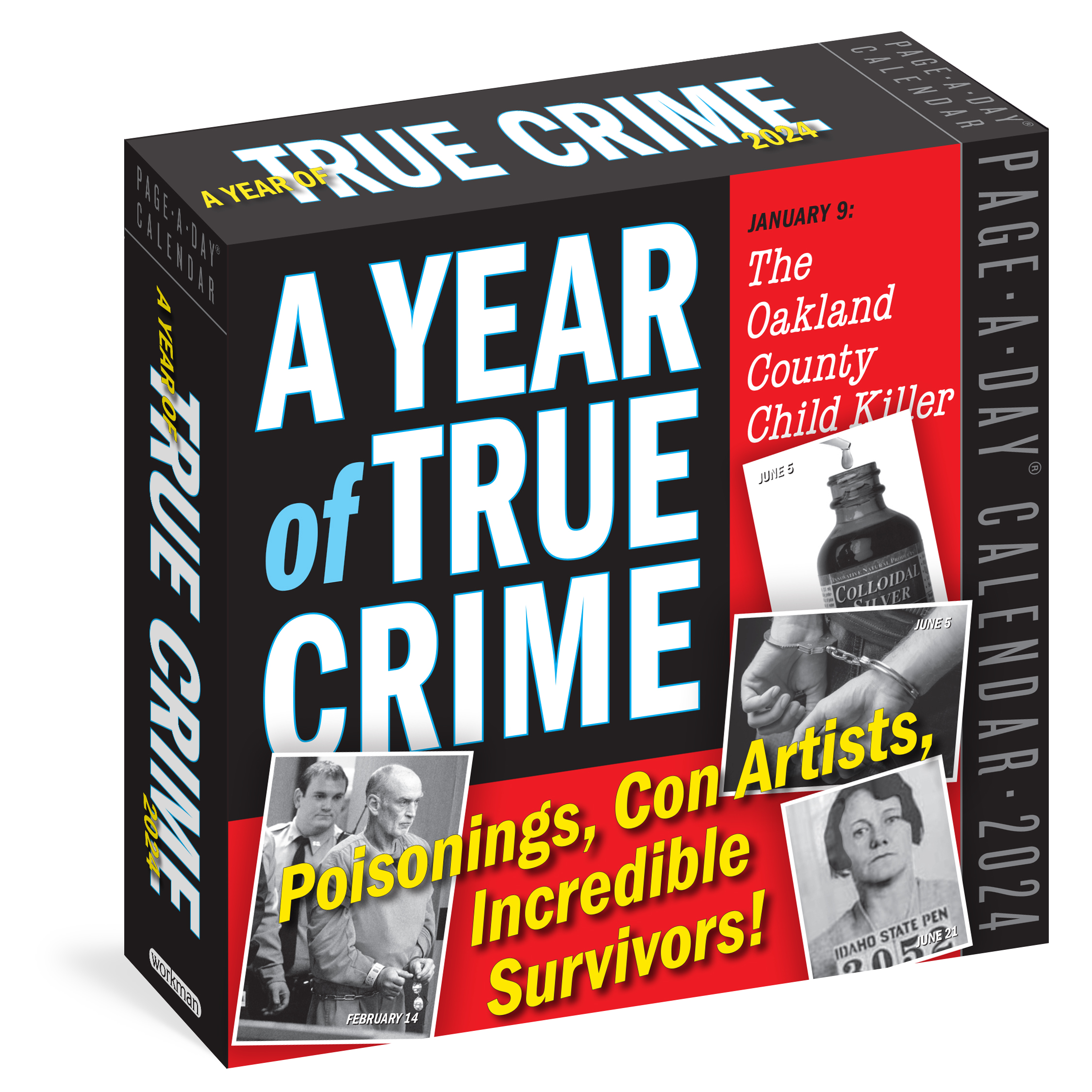 A Year of True Crime Page-A-Day Calendar 2024 by Workman Calendars | Novel  Suspects
