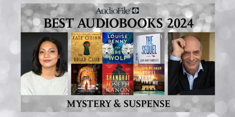 Best audiobooks from Audiofile mystery and suspense genre.