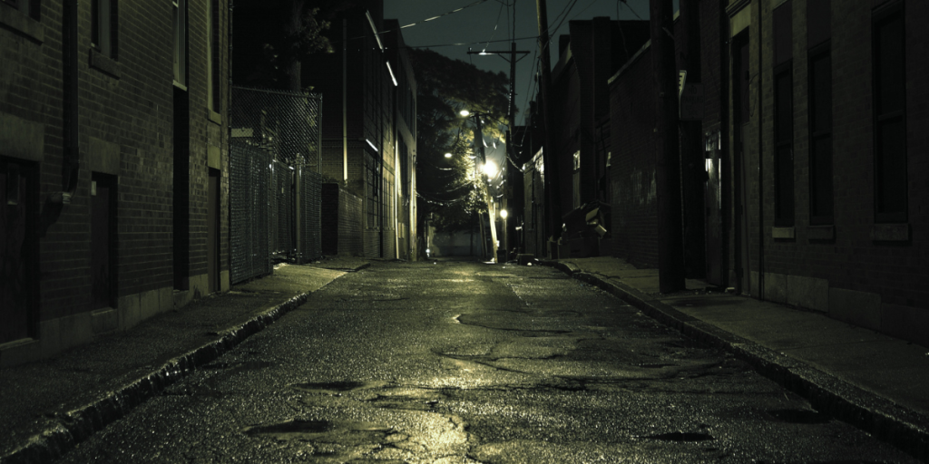 Dark alleyway